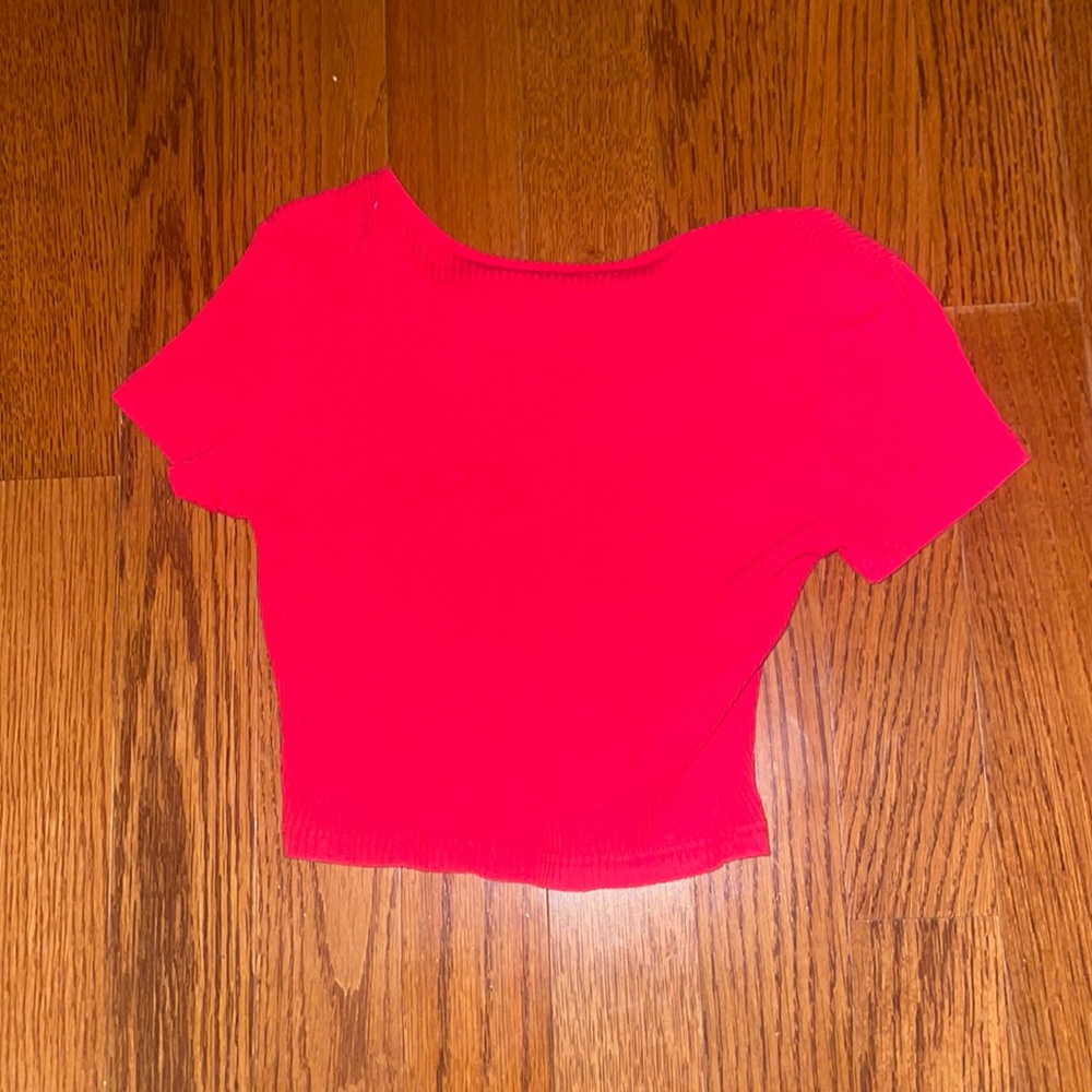Red Crop Top - Picture 3 of 3